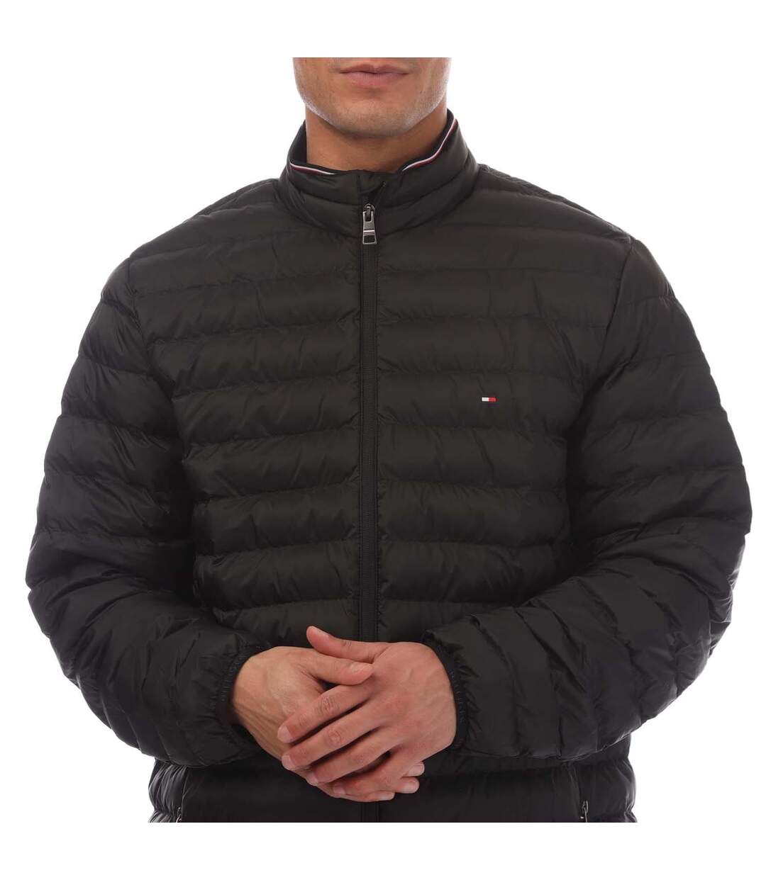 Mens Recycled Packable Padded Jacket Black Tommy Hilfiger-3