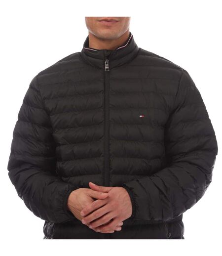 Mens Recycled Packable Padded Jacket Black Tommy Hilfiger