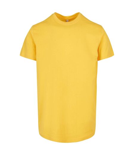 Build Your Brand Mens Basic Round Neck T-Shirt (Taxi Yellow) - UTRW8520