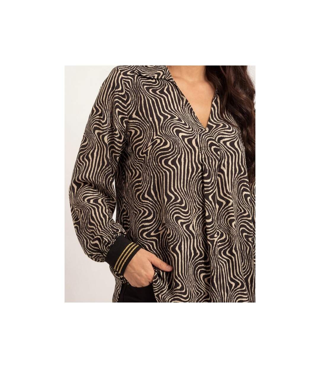 Blouse fluide motifs OZANA - Dona X Lisa-3