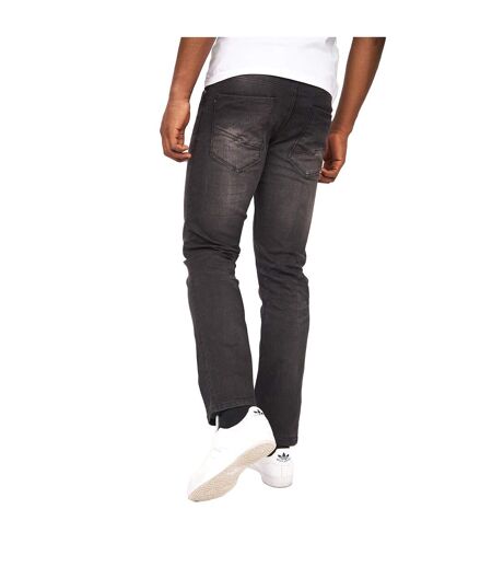 Jean Cadman Homme Noir Délavé Crosshatch