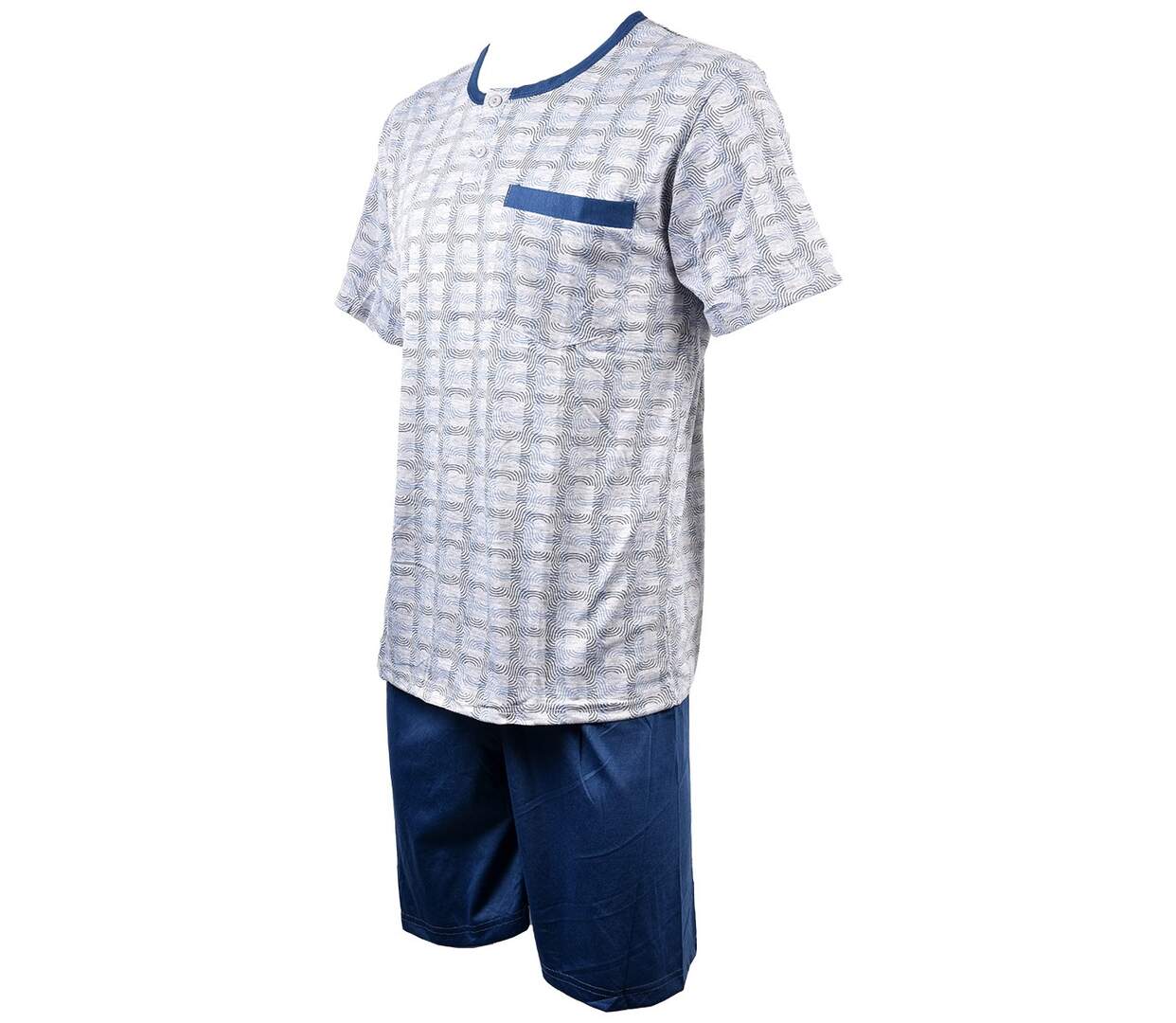 Pyjama Court Homme ECO HOMEWEAR 615 GRIS-2