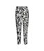 Pantalon fluide noir/blanc femme vero moda easy joy - l-1