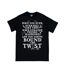 T-shirt Have You Ever Theme Tune Adulte Noir Charbon Round The Twist-1