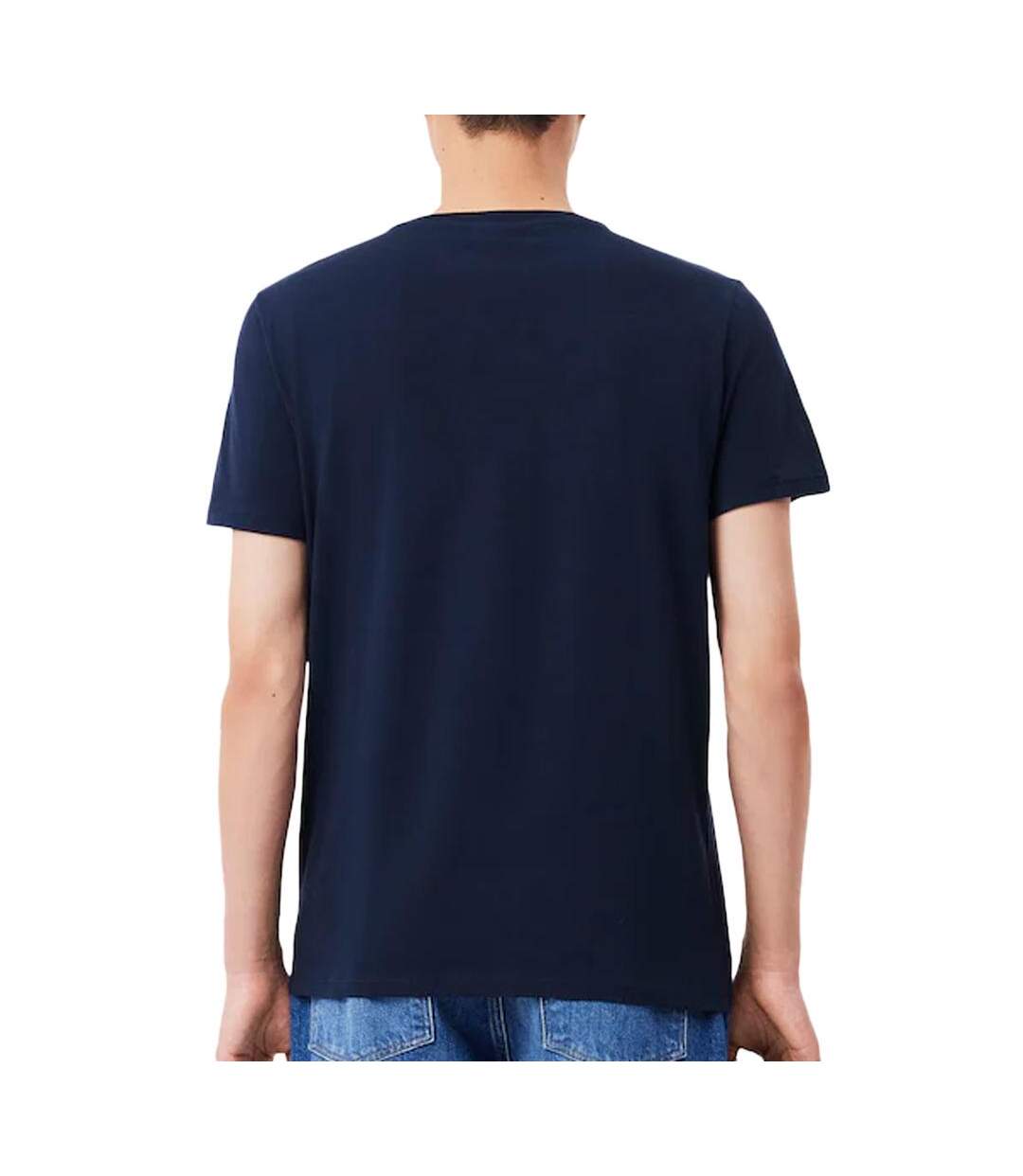 T-shirt marine homme lacoste th6710001-2