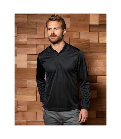 Polo À Manches Longues Homme Noir Premier