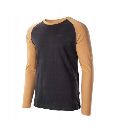 T-shirt Manches Raglan Puro Homme Marron Beige Noir Hi-Tec