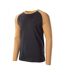 T-shirt Manches Raglan Puro Homme Marron Beige Noir Hi-Tec-3