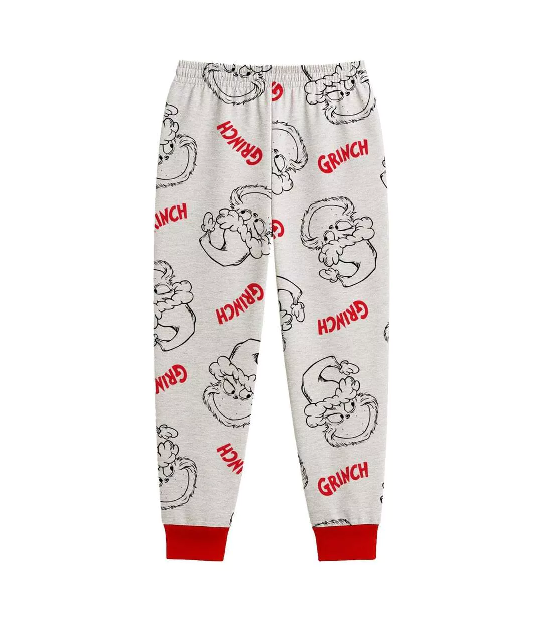 Ensemble De Pyjama Long Noël You´re A Mean One Mr. Grinch Femme Rouge Blanc The Grinch-3