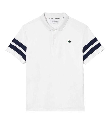 Mens Pique Ultra Dry Tennis Polo Shirt White Lacoste