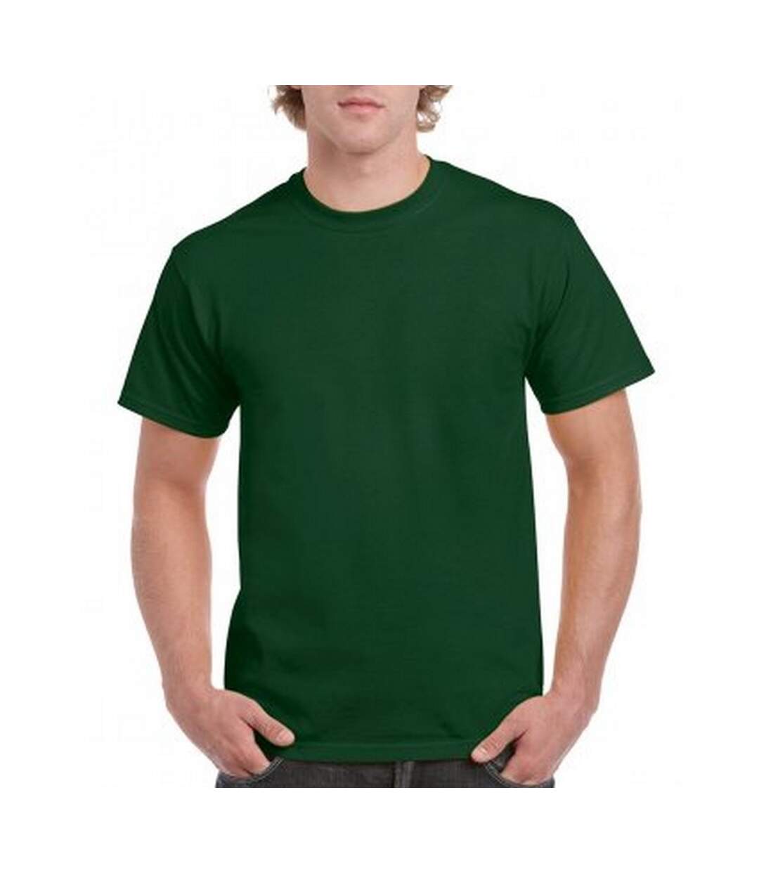 Gildan Mens Hammer Heavyweight T-Shirt (Sport Dark Green) - UTPC3067