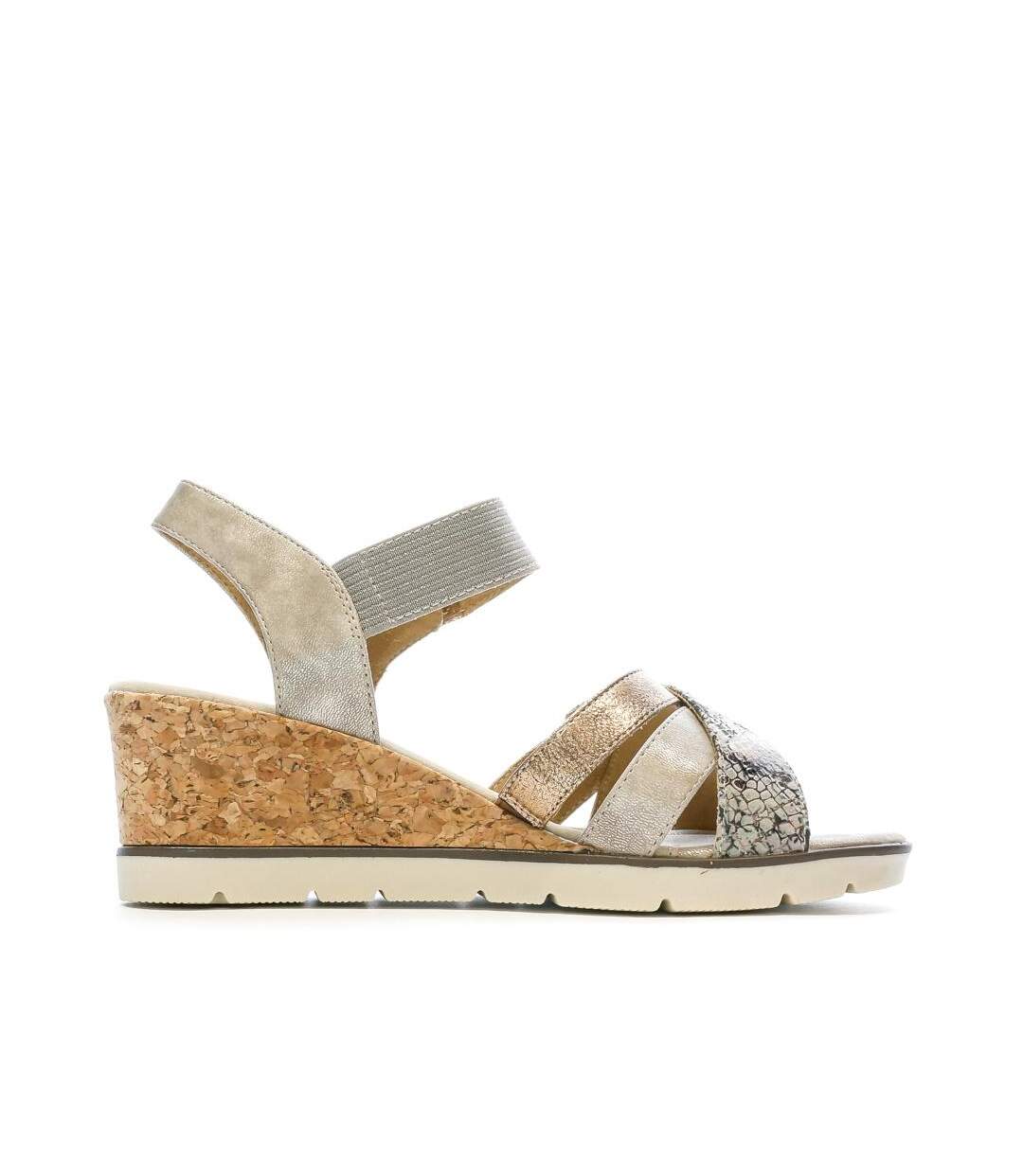 Sandales compensées grises femme relife jolbride-2