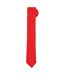 Premier Unisex Adult Slim Tie (Red) (One Size)