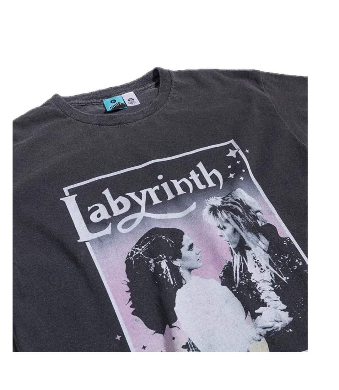 T-shirt Precious Thing Adulte Charbon Labyrinth-3