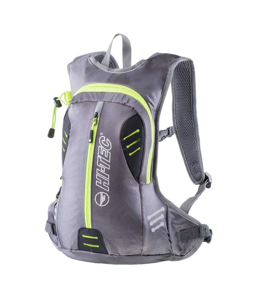 Sac À Dos Ivo Taille Unique Gris Acier Vert Néon Gris Pâle Hi-Tec-4