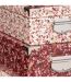 Lot de 6 Boîtes de Rangement Délicatesse 48cm Rose-2
