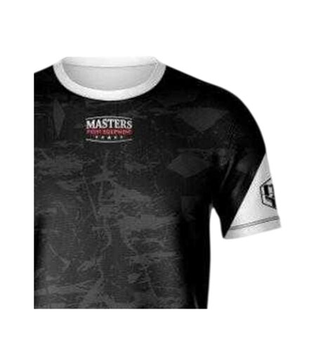 Mens Fight Kickboxing T-shirt Black Masters