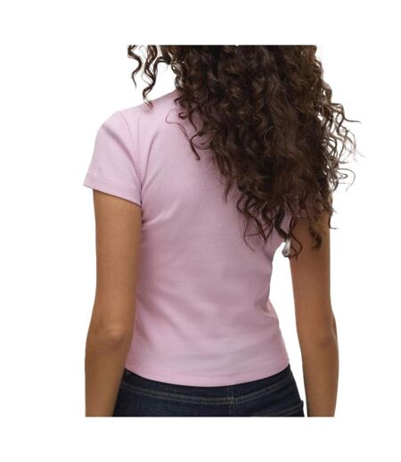 T-shirt rose femme vero moda chloe - l