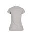 T-shirt Basic Femme Gris Chiné Build Your Brand-2