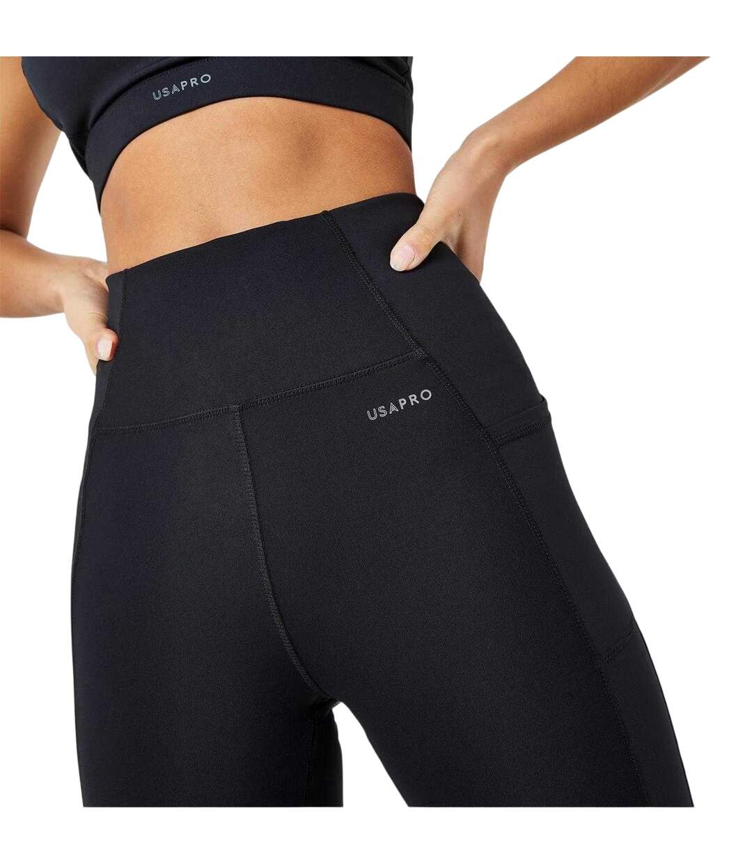 Legging Core Femme Noir USA Pro-4