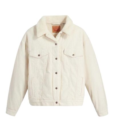 Veste camionneur femme crème Levis