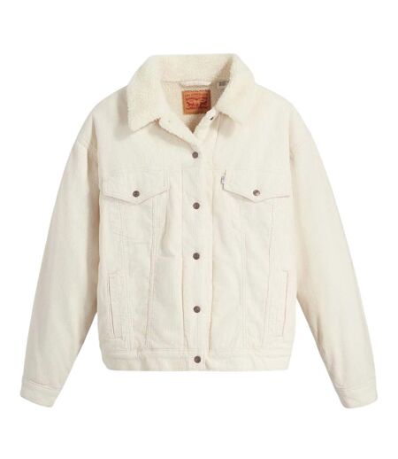 Veste camionneur femme crème Levis