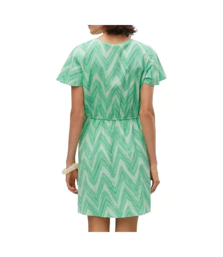 Robe verte femme vero moda dicthe