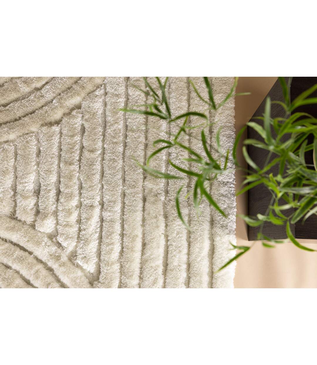 Tapis Déco Texturé Niklas 200x290cm Blanc-5