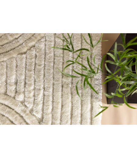 Tapis Déco Texturé Niklas 200x290cm Blanc