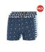 Boxers gridline homme bleu denim Crosshatch