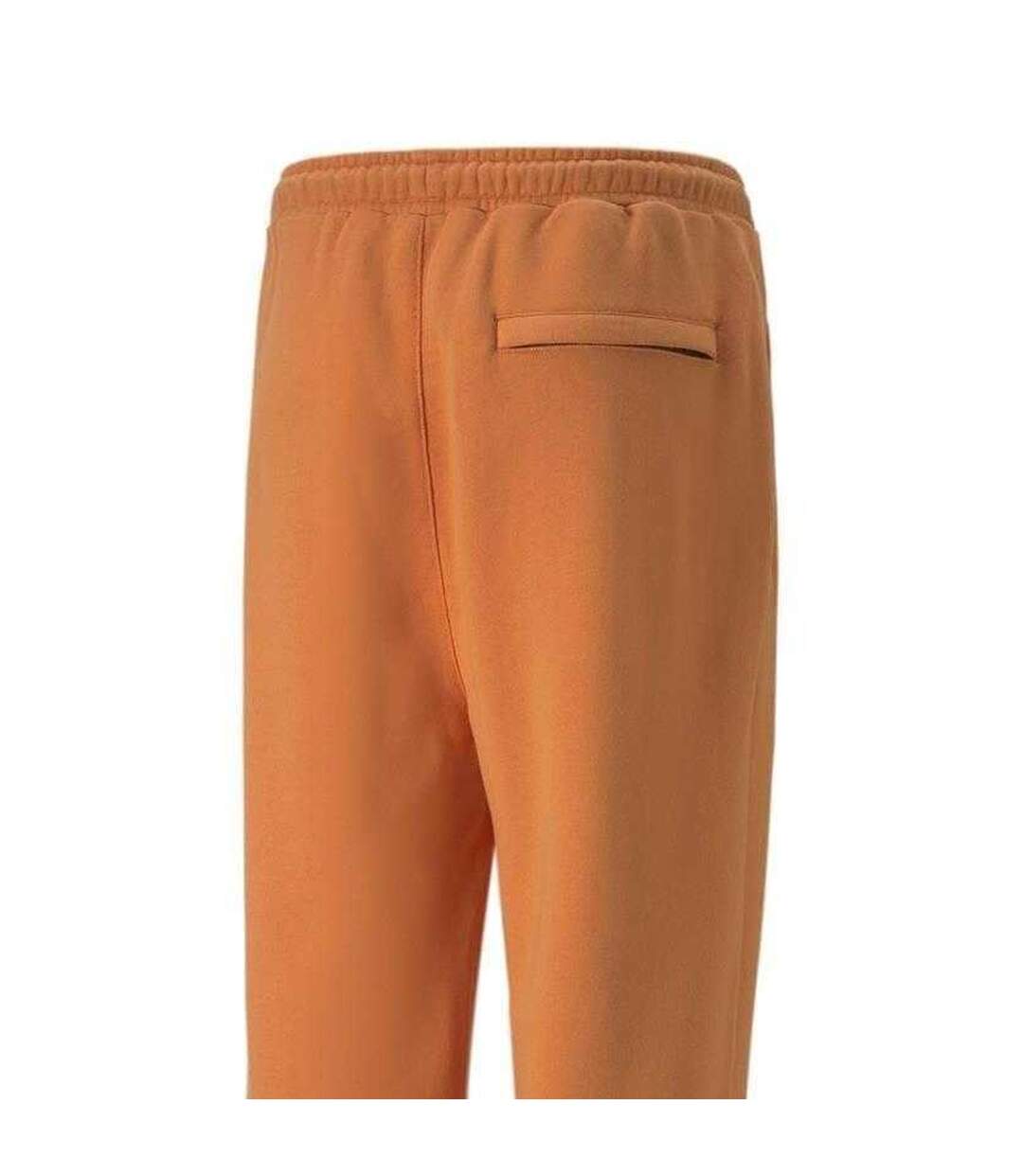 Unisex Adult Ami Fleece Heart Tapered Joggers Jaffa Orange Puma-4