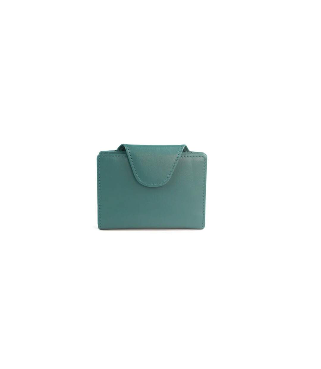 Unisex adult harmony leather card holder one size aqua green Eastern Counties Leather