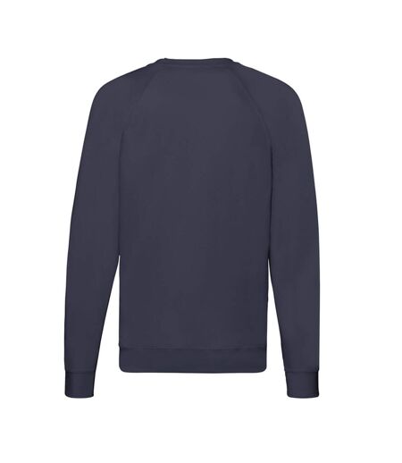 Sweat Manches Raglan Homme Bleu Marine Sombre Fruit Of The Loom
