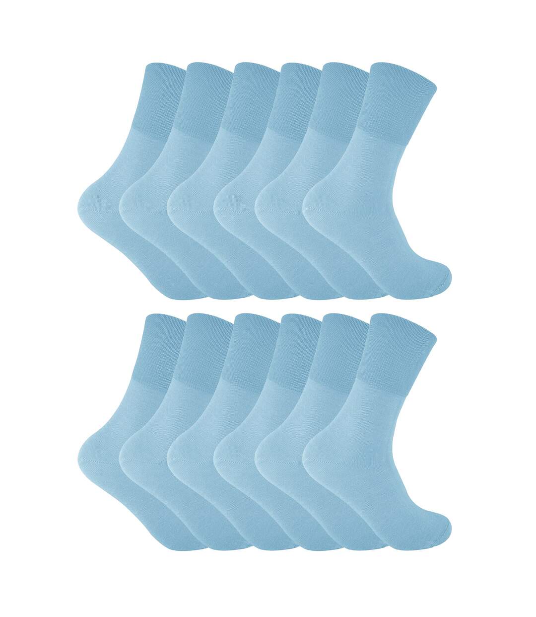Sock Snob - 12 Paires Chaussettes Femme Diabetiques Sans Elastique Hiver-1