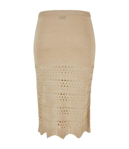 Jupe Motif/style Crochet Femme Blanc Cassé Urban Classics