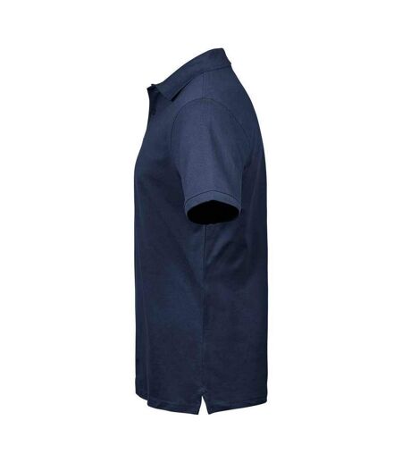 Tee Jays Mens Cotton Pique Polo Shirt (Navy) - UTPC5689