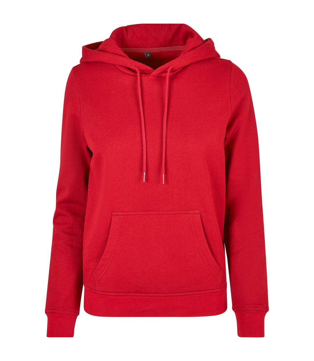 Sweat à capuche basic femme rouge vif Build Your Brand-1