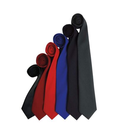 Cravate Unie Homme Taille Unique Rouge Premier