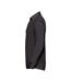Russell Collection Mens Poplin Tailored Long-Sleeved Shirt (Black) - UTPC5725
