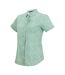 Chemisier Manches Courtes Motif/style Fleurs Travel Light Femme Blanc Cassé Regatta-3
