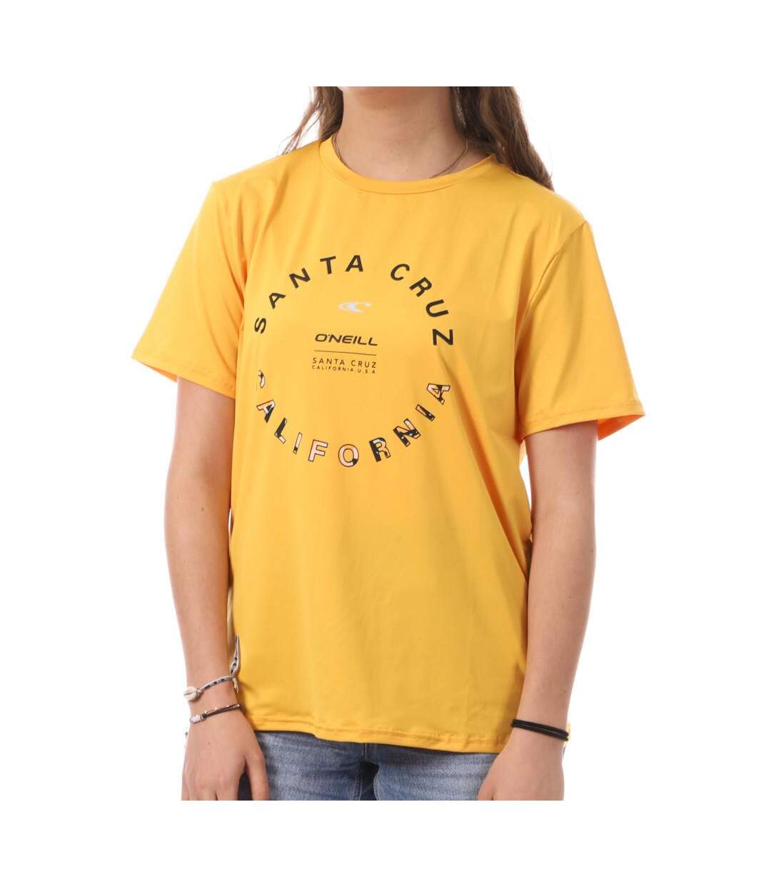 T-shirt Jaune Femme O'Neill Breaker - L-1