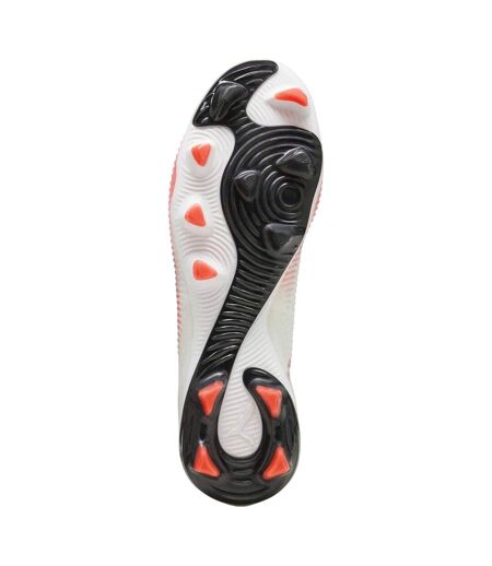 Mens Future 8 Match Firm Ground Football Boots White Black Red Puma