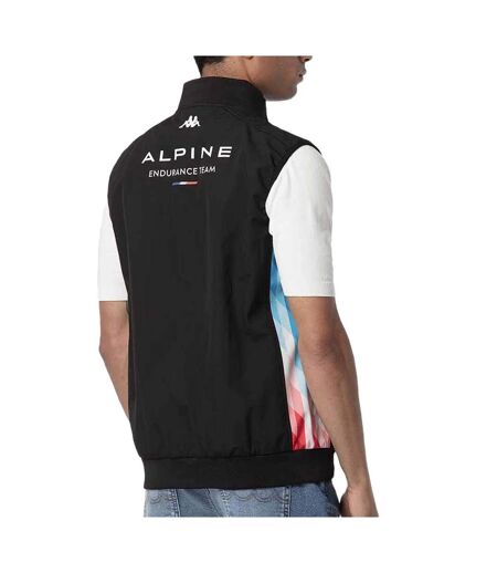 Veste sans manches noire/turquoise homme kappa aboslend - xxl