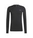 T-shirt Manches Longues Entraînement Motif/style Logo Tonal Techfit Homme Noir Adidas-1