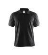 Craft Mens Classic Pique Short Sleeve Polo Shirt (Black)