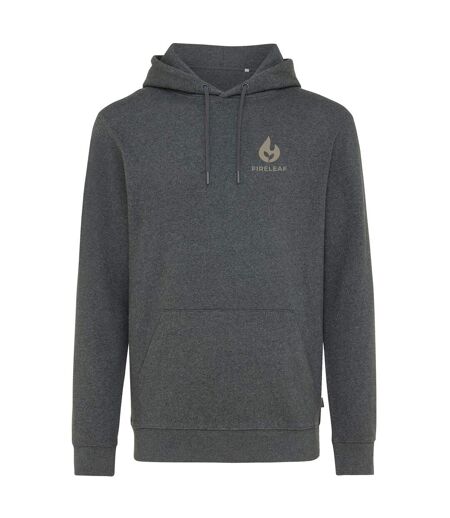 Unisex adult torres recycled cotton undyed hoodie heather anthracite Iqoniq