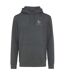Unisex adult torres recycled cotton undyed hoodie heather anthracite Iqoniq-1