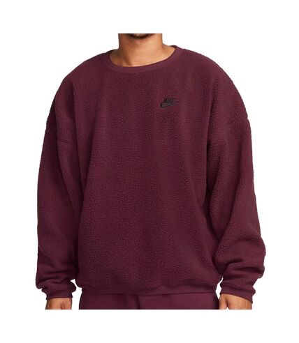 Sweat Bordeaux Homme Nike Sherpa - L