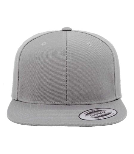 Yupoong Mens The Classic Premium Snapback Cap (Pack of 2) (Heather Gray)