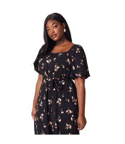 Robe mi-longue femme noir Dorothy Perkins